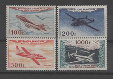 timbres France neufs poste aérienne 1954 - Y&T N° 30 à 32 (**) et 33 (*)