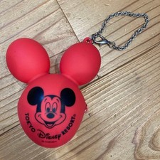 Disney TDR Mickey Mouse Globo Silicona Estuche, LE, Rojo, Usado, Cremallera
