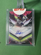 2023 Bowman Inception - Roderick Arias - Fuschia Auto /75 - New York Yankees