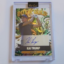 Wild Card 2026 Splat Lucky - Pot O' Gold Kai Trump Auto Trading Card TRUE 1/1