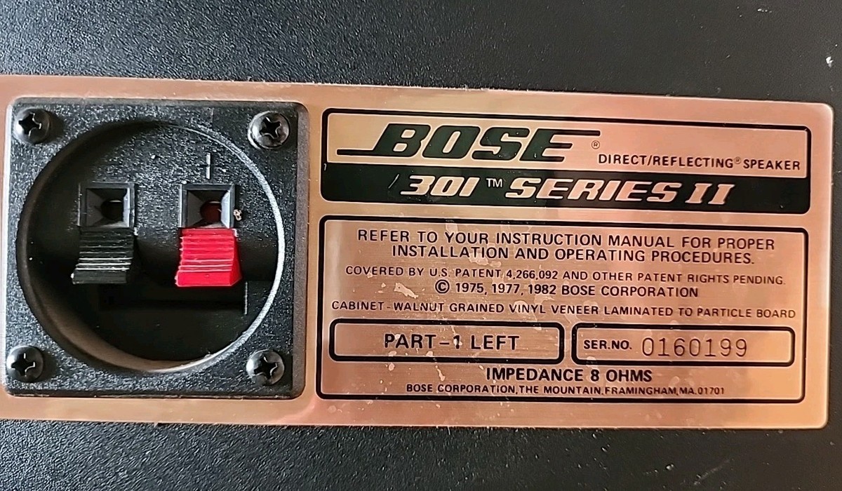 Bose 301 Series II Speakers | eBay