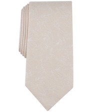 Michael Kors Men's Saunders Botanical Tie - Champagne