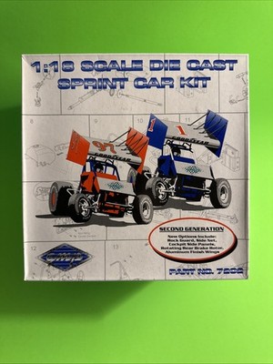 Vintage 1/18 GMP Sprint Car Diecast Model Kit 2nd Generation #7202 MIB Unused