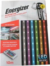 Energizer 10 Metre Led Multicolour Strip Light 16 Colours Adjustable Brightness