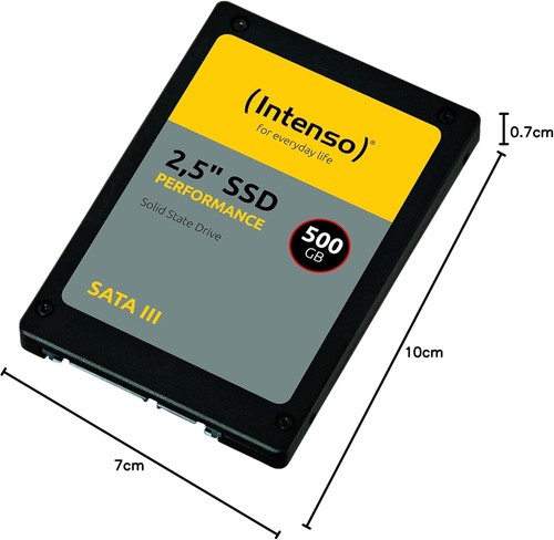 Intenso Internal 2.5" SSD SATA III Performance, 500 GB, 550 MB/s, solid state dr - Picture 8 of 10