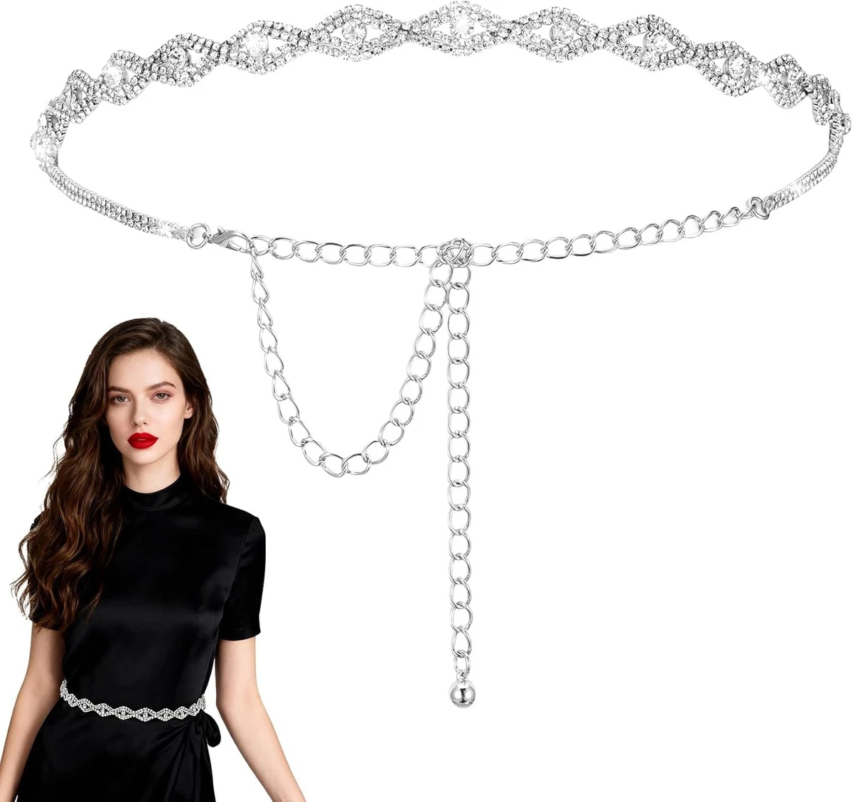 Crystal Belt In Bridal Belts & Sashes for sale | eBay