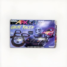 Vintage Aurora AFX Ghost Racer Slot Car Track Set Tomy Corvette