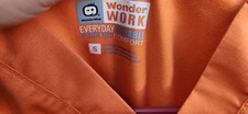 SCRUB TOP Unisex Wonder Work Clemson Tigers Orange Small