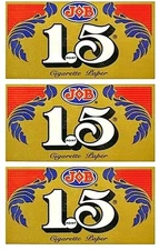 3x JOB Gold 1 1/2 Rolling Papers – 78mm Wide – Great Price – USA Shipping