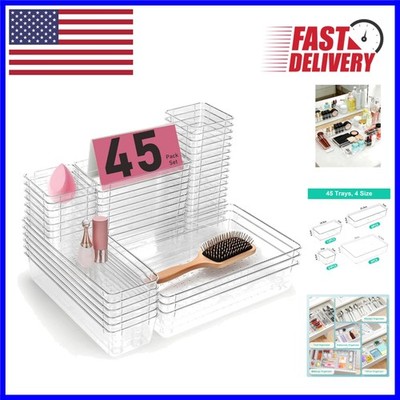 Hydrating Your Space: Complete 45-Piece Clear Plastic Organizers for Any Room