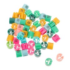 160 PCS Coded Garment Clothing Hanger Size Markers Clothes Rings
