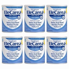 6 Cans 14.1oz EleCare Jr Unflavored Exp: 07/2026 FREE SHIPPING NEW LABEL