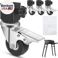 Caster Wheels Set for Blackstone Griddle Stand, 4 Pack Griddle Wheels with Brake