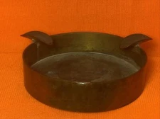 Vintage 1960’s Copper Ashtray Hand Made USA One Of A Kind