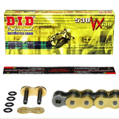 DID Kette GOLD verstärkt Honda CBR 1100 XX Super Blackbird 97-08 SC35 NIETschloß