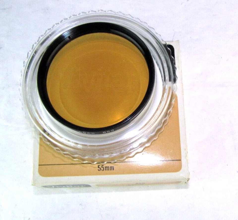 55mm Vivitar Photo Filter 85B Warming Color Circular Threaded New Vintage - Image 2 of 2