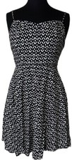 Old Navy Mini Sundress w/Spaghetti Straps Geometric 100% Rayon Junior's Size M