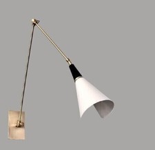 Applique murale en laiton, applique murale vintage en laiton brut fait main, ...