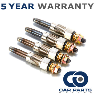 4X FOR VOLKSWAGEN CARAVELLE T4 1.9 (1992-2002) DIESEL HEATER GLOW PLUGS FULL SET