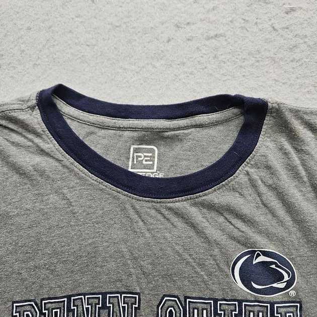 Camiseta grande gris azul marino Penn State Lady Lions para niñas Foto 4 de 4