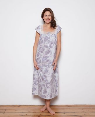 ladies long cotton nightdresses