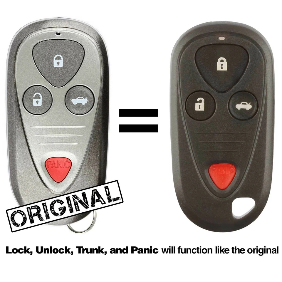 2 For 2004 2005 2006 2007 2008 Acura TSX Keyless Entry Remote Car Key Fob Set Foto 2 de 4