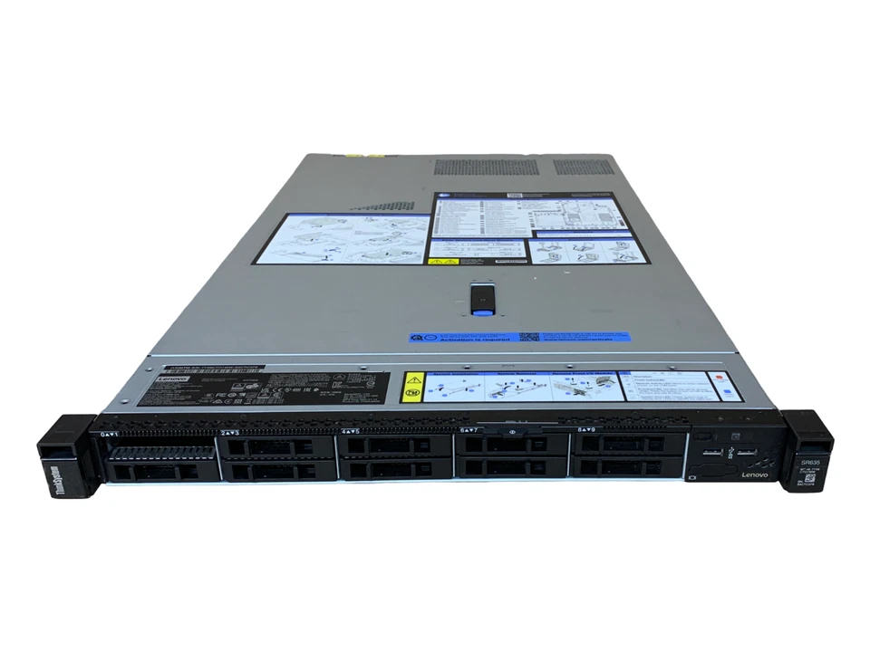 Lenovo ThinkSystem SR635 Type 7Y99 1U EPYC 7282 64GB RAM 10x2.5" (6xSATA 4xNVMe) - Image 3 of 4