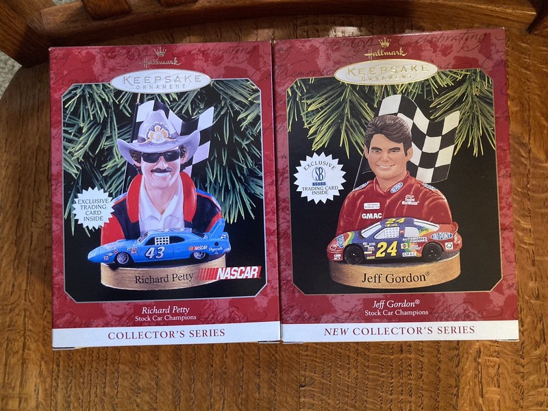 Hallmark Nascar Petty & Gordon Ornaments