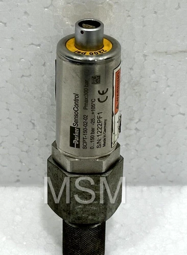 Parker SensoControl SCPT-150-02-02 Pmax:150 Bar Pressure and Temperature Sensor
