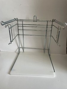 2 Count - T-Shirt Shopping Bag Rack Stand Grocery Plastic or Reusable Bag
