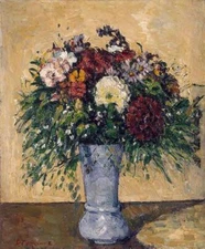 100%handmade oil painting Reproduction,Wall Art,Flowers by Paul Cezanne PC066