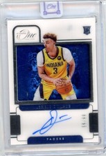 2021-22 Panini One And Basketball Rookie Autograph #RA-CDT Chris Duarte #55/99