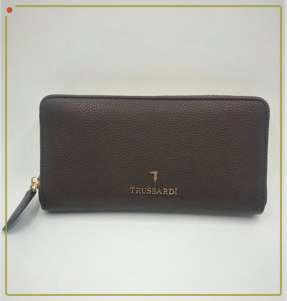 portafoglio da per donna grande borsellino Trussardi zip