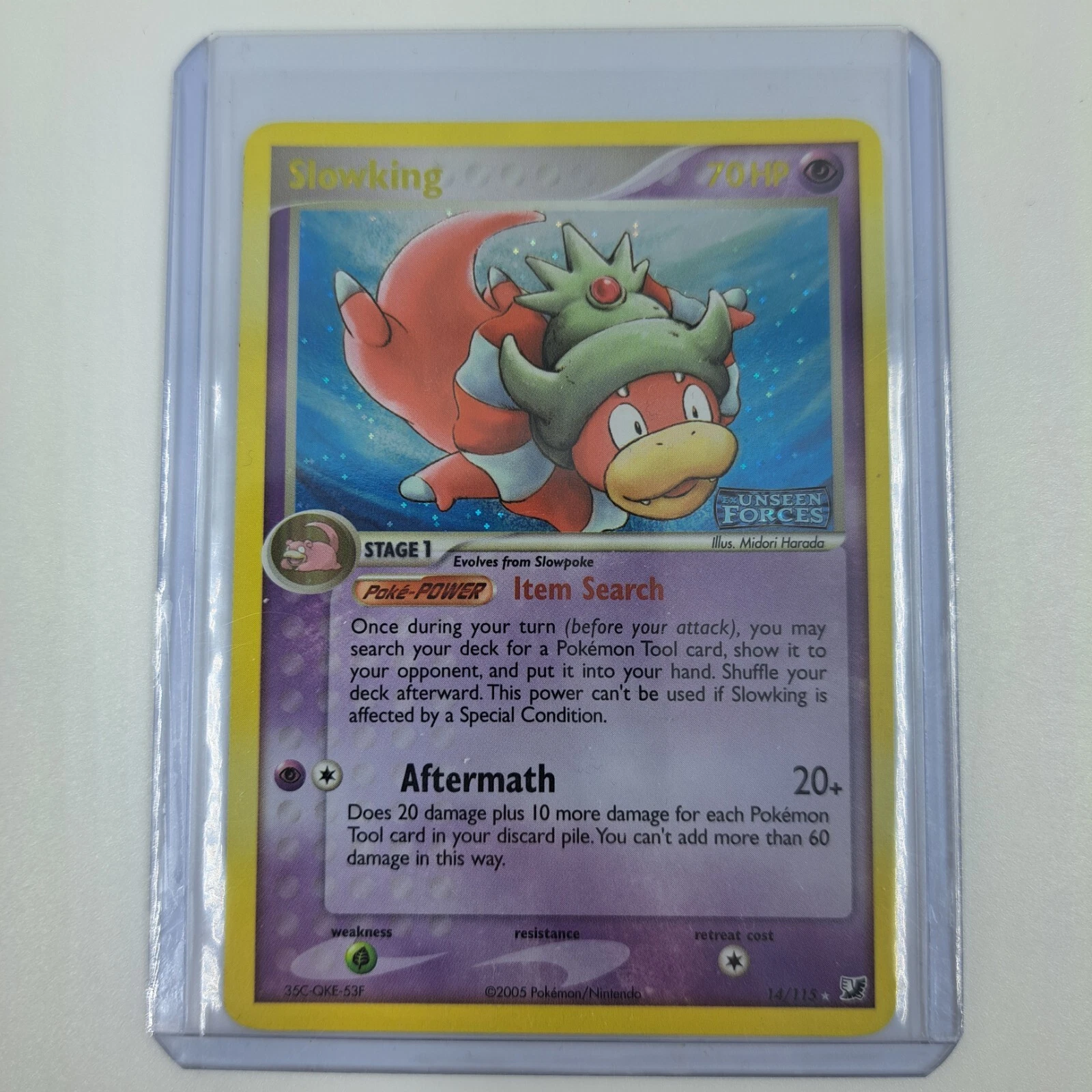 Slowking 2005 EX: Unseen Forces #014/115 Reverse Holo Price