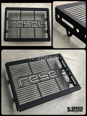 Radiator Guard Diablo Black Line Cover For Honda Rebel 300 500 CMX