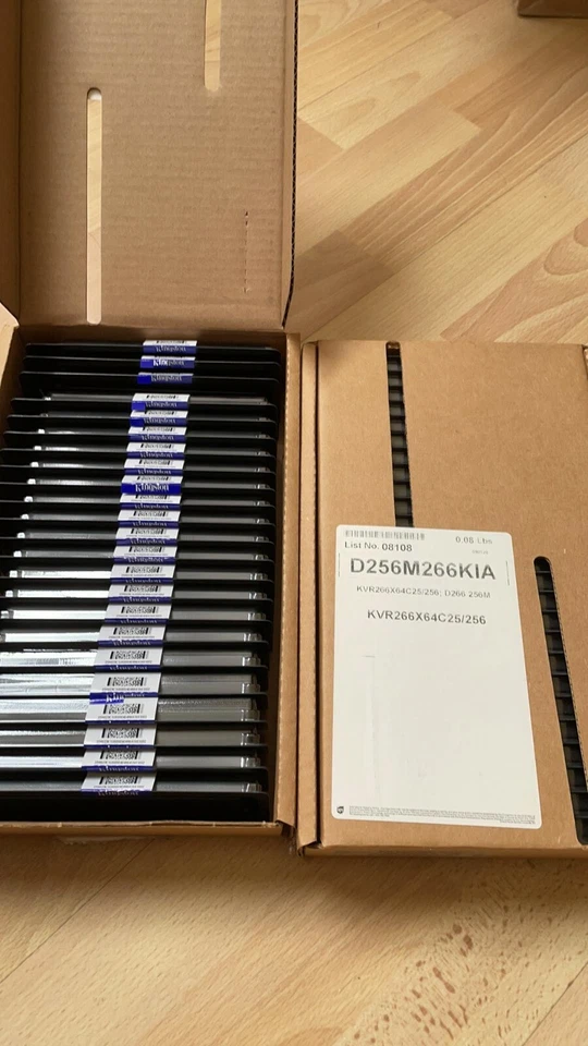 BRAND NEW! Unopened Kingston KVR266X64C25/256 DDR266 256MB RAM - Image 2 of 4