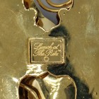 Lunch At The Ritz Autumn in NY Belt Earrings Set Hand Enameled Gold Tone — photo 10