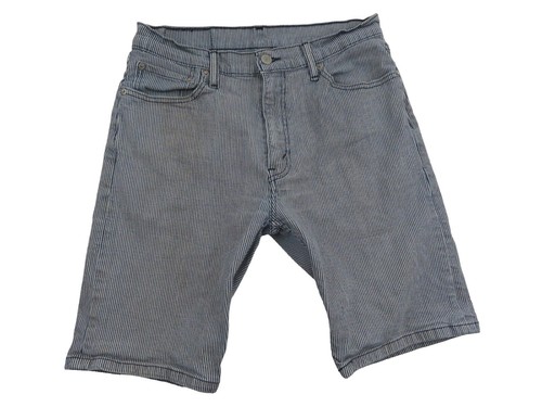 VTG 90s Levis Silvertab Shorts Mens Striped Denim Baggy Grunge