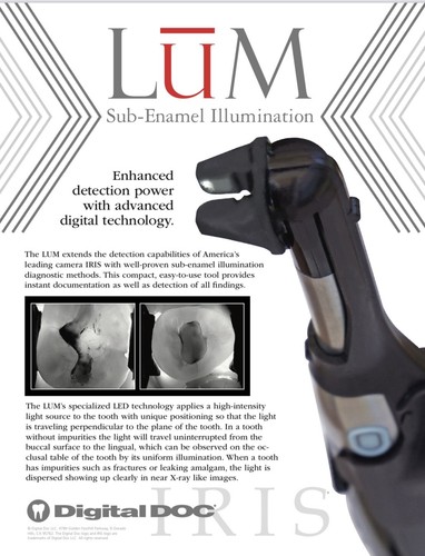 Digital DOC LUM Sub-Enamel Illumination Unit with 8 Tips used only a few times.