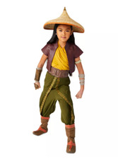 DISNEY GIRLS SIZE 5-6 RAYA AND THE LAST DRAGON COSTUME DISNEY STORE NWT