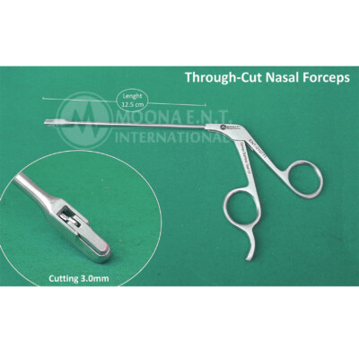 STRAIGHT THRU CUT SINUS PUNCH FORCEP ENT Surgical Instrument Best Quality