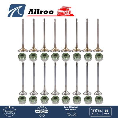 Engine Intake Valves & Exhaust Valves 16pc Kit Fit for Audi VW 2.0T (FSI, TSI)