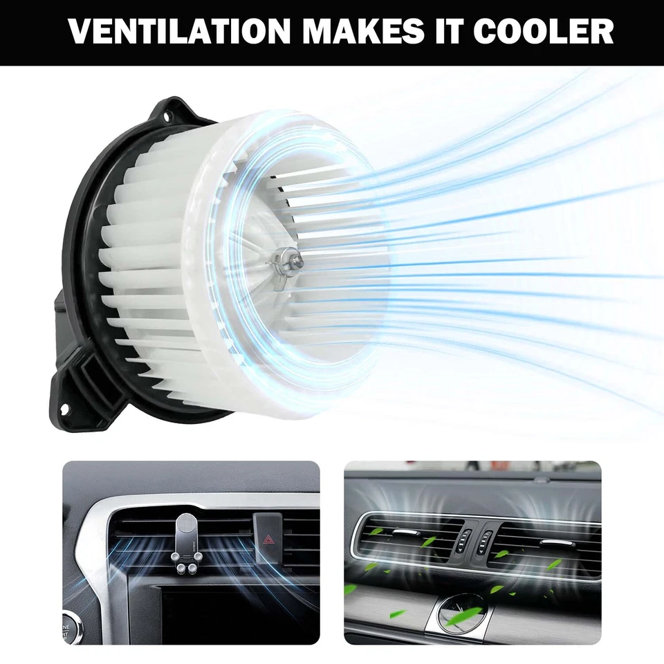 AC Heater Blower Motor w/Fan Cage For 2002-2008 Dodge Ram 1500 2500 3500 700012 - Изображение 3 из 4