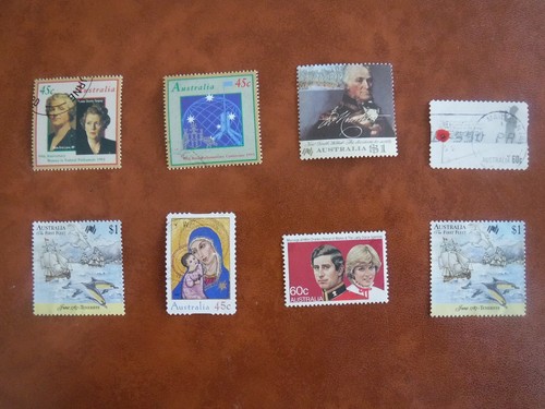 Australian stamps collection of 140 used stamps issued 1966-99. Condition fair