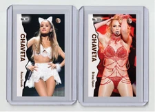 Britney Spears rare MH Chaveta #'d x/3 Tobacco card no. 135