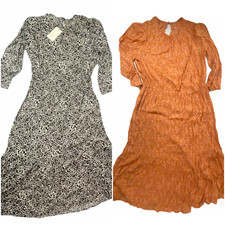Women's A New Day Tiered Midi Dress - Various Colors and Sizes - B503