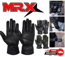 Mens Cold Weather Gloves Casual Party Dress Motorcycle Driving Glove Leather