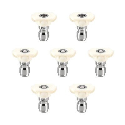 Tool Daily Pressure Washer Tips, 40 Degree 0.66 x 1.13 x 1.18 inches, White 