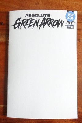 ABSOLUTE GREEN ARROW #1 | 1st Print | Cover G Blank | DC Comics