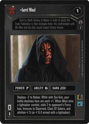 Star Wars CCG Reflections III  Premium Dark Side Singles | Reflections 3 DS | NM